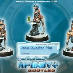 CORVUS BELLI Infinity - Bootleg: Lizard Pilot Miniatures [Pre-order] Miniature Games