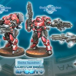 CORVUS BELLI Miniature Games Infinity - Nomads: Gecko Squadron Miniatures [Pre-order]