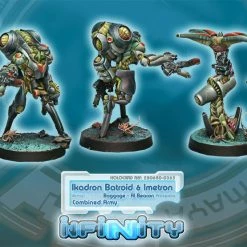 CORVUS BELLI Infinity - Combined Army: Ikadron Batdroids And Imetron Miniatures [Pre-order]