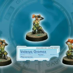 CORVUS BELLI Infinity - Mercenaries: Valerya Gromoz (Hacker) Miniatures [Pre-order]