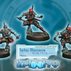 CORVUS BELLI Infinity - Mercenaries: Senor Massacre (Ap Ccw, E/m Ccw) Miniatures [Pre-order]