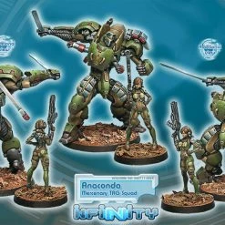 CORVUS BELLI Infinity - Mercenaries: Anaconda, Mercenary Tag Squad Miniatures [Pre-order] Miniature Games
