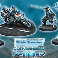 CORVUS BELLI Infinity - Mercenaries: Yojimbo, Mercenary Sword Miniatures [Pre-order] Miniature Games
