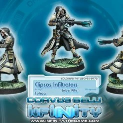 CORVUS BELLI Infinity - Tohaa: Clipsos Unit (Sniper) Miniatures [Pre-order]