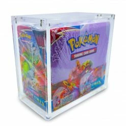 Wizardry Foundry Sealed Product Protectors Pokemon Booster Acrylic Sealed Product Protector Box With Magnetic Sealed Lid [In Stock]