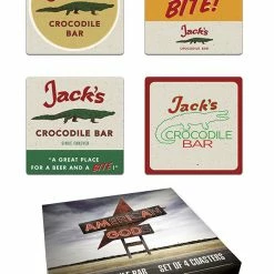 DARK HORSE COMICS American Gods: Jack's Crocodile Bar Coaster Set [Pre-order]