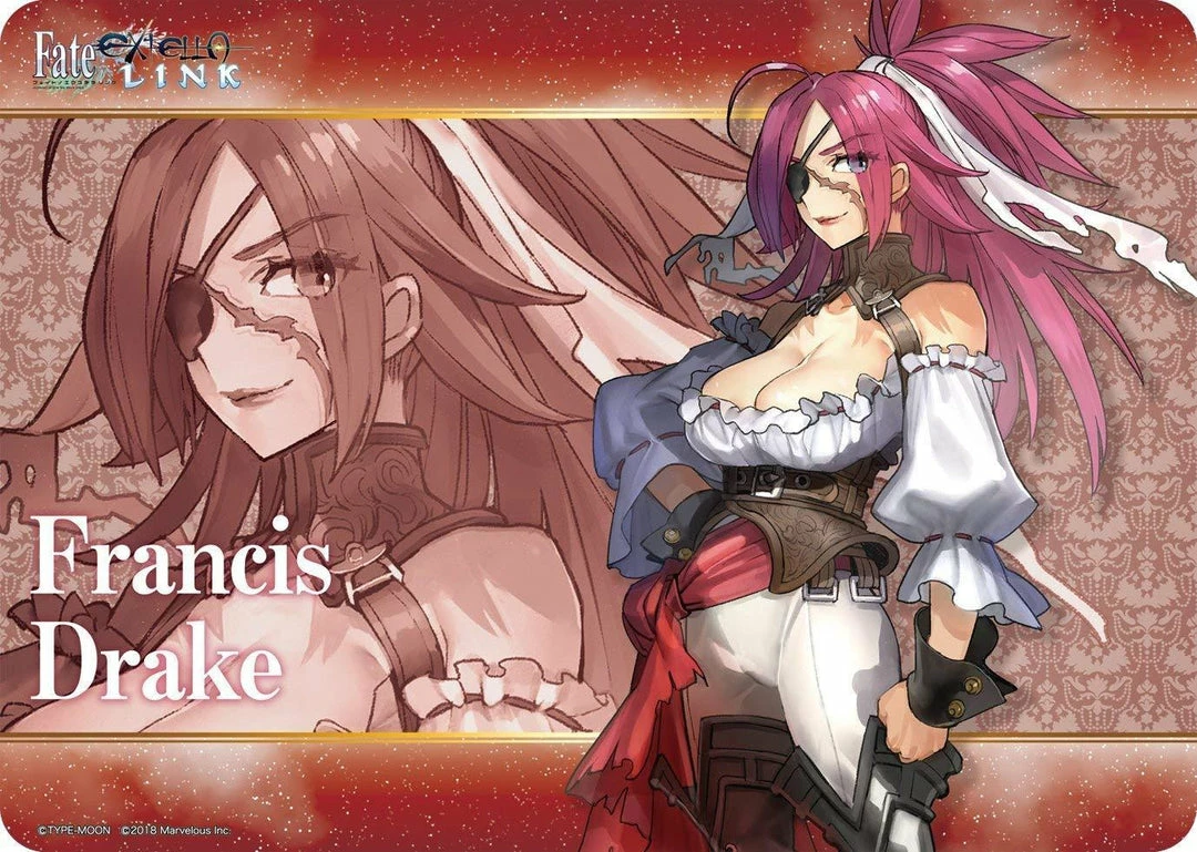 Fate/Extella Link Rider Francis Drake - Character Rubber Play Mat 3 Fate/Extella Link Rider Francis Drake - Character Rubber Play Mat