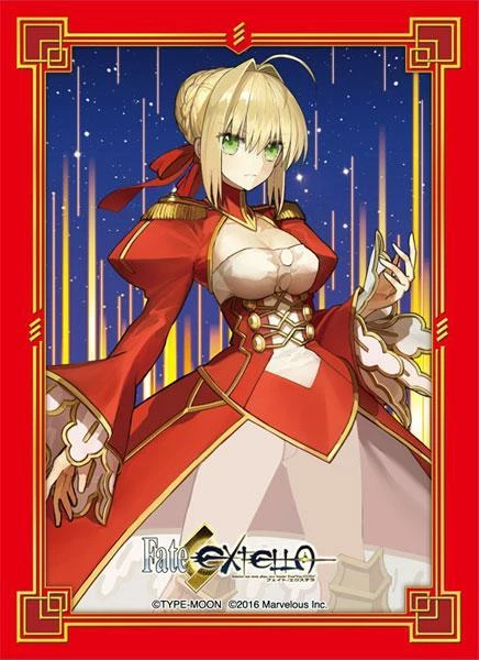 Fate/EXTELLA Red Saber Nero Claudius - Character Sleeves PG 80CT 4 Fate/EXTELLA Red Saber Nero Claudius - Character Sleeves PG 80CT