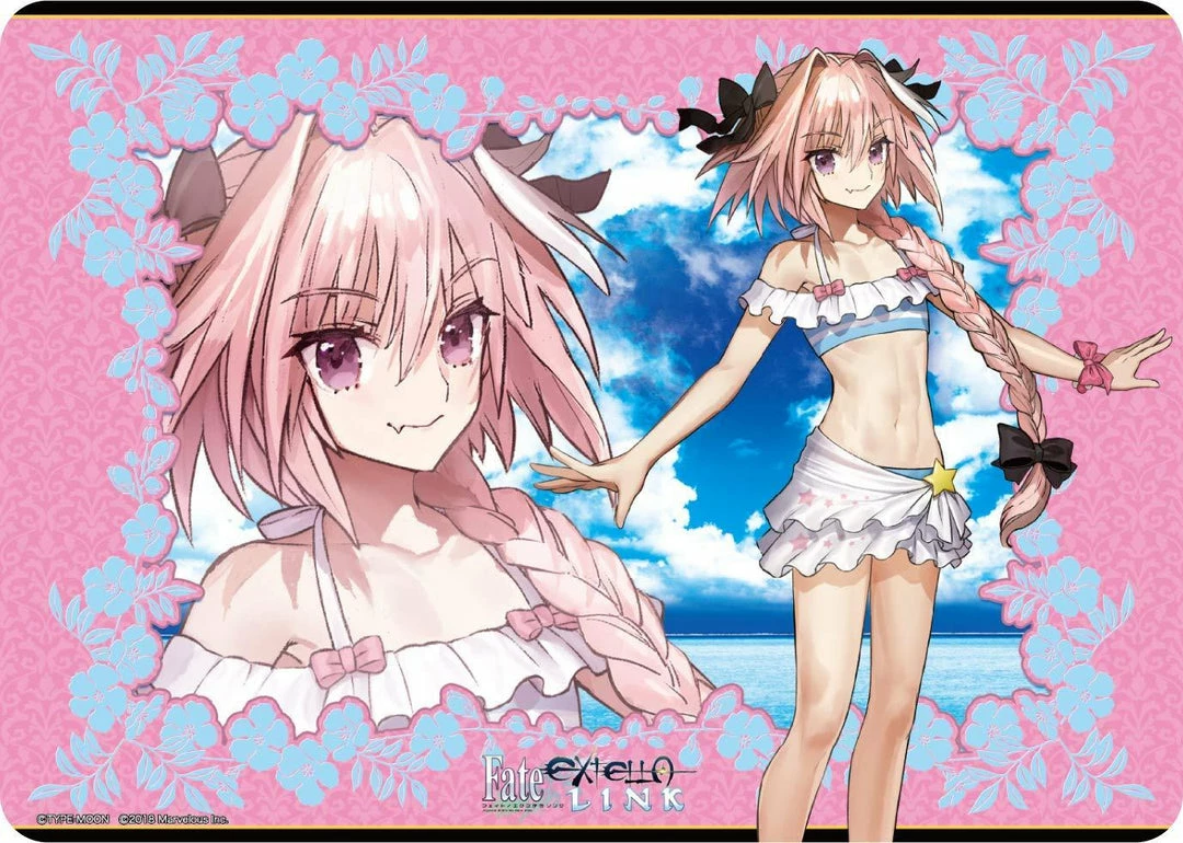 Play Mats Fate/Extella Link Rider Astolfo Kirakira Furifuri Ver. - Character Rubber Play Mat 4 Play Mats Fate/Extella Link Rider Astolfo Kirakira Furifuri Ver. - Character Rubber Play Mat