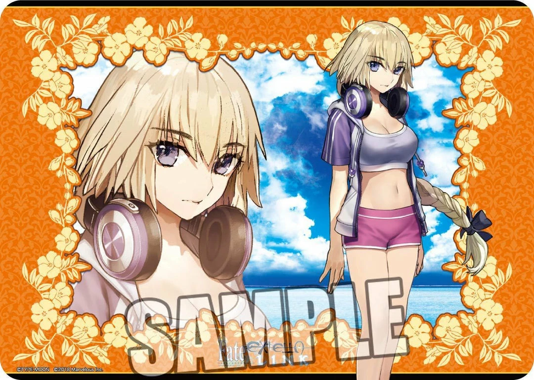 Play Mats Fate/Extella Jeanne D`Arc Cool & Sports Ver. Character Rubber Play Mat 3 Play Mats Fate/Extella Jeanne D`Arc Cool & Sports Ver. Character Rubber Play Mat