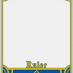 Character Guard Fate Grand Order Ruler Pattern Of The World Over Sleeves 80 CT FGO Card Sleeves