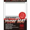 Card Sleeves KMC Full Sized Clear Hyper Mat Basic Sleeves (80 Count)