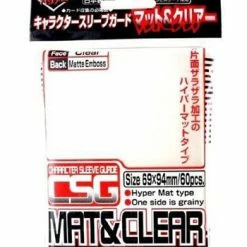 KMC Sleeves Mat & Clear Over Sleeves Character Guards 60 Pcs [In Stock]
