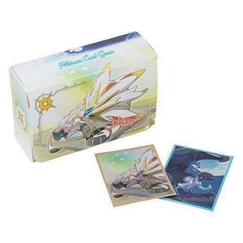 Pokemon Center Original Lillie Solgaleo Lunala - Character Double Deck Box + Sleeves 4 Pokemon Center Original Lillie Solgaleo Lunala - Character Double Deck Box + Sleeves