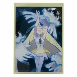 Pokemon Center Original Lusamine & Nihilego - Character Deck Box W/Dividers Deck Boxes & Storage Boxes