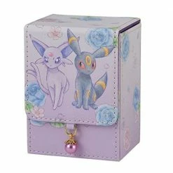 Deck Boxes & Storage Boxes Pokemon Center Original Flower Espeon & Umbreon - Flip Deck Case