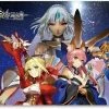 Play Mats Fate/Extella Extra - Nero Claudius (Red Saber) & Caster Tamamo Altera - Desk Play Mat - V.3 FGO