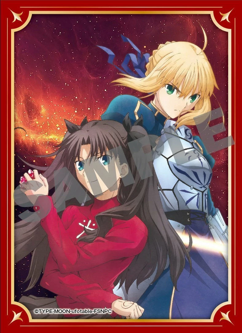 Fate/stay Nigh Rin Tohsaka Artoria Pendragon Saber Sleeves 80CT Vol.8 Card Sleeves 3 Fate/stay Nigh Rin Tohsaka Artoria Pendragon Saber Sleeves 80CT Vol.8 Card Sleeves