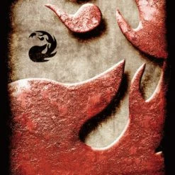 Ensky Card Sleeves Magic The Gathering - Mana Symbol Mountain Art Sleeves MTGS-020 80CT