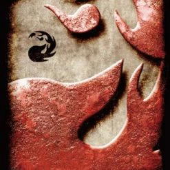 Ensky Card Sleeves Magic The Gathering - Mana Symbol Mountain Art Sleeves MTGS-020 80CT