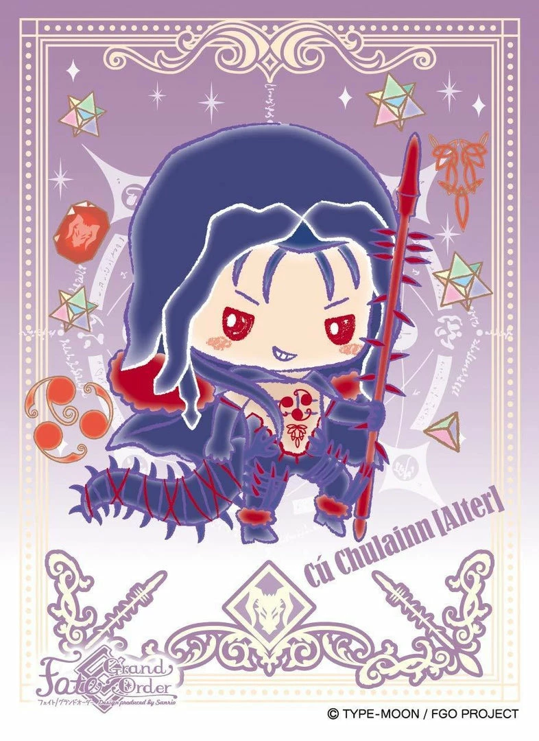Card Sleeves Fate Grand Order Sanrio Berserker Cu Chulainn Alter - Character Sleeves EN-702 FGO 3 Card Sleeves Fate Grand Order Sanrio Berserker Cu Chulainn Alter - Character Sleeves EN-702 FGO