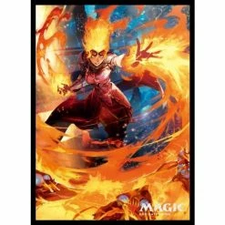 Ensky Magic The Gathering War Of The Spark Chandra, Fire Artisan Art Sleeves MTGS-101 80CT Card Sleeves