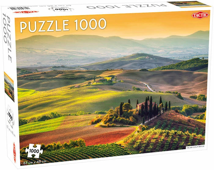 Tactic USA Puzzles Puzzle: Italian Countryside 1000pcs 3 Tactic USA Puzzles Puzzle: Italian Countryside 1000pcs