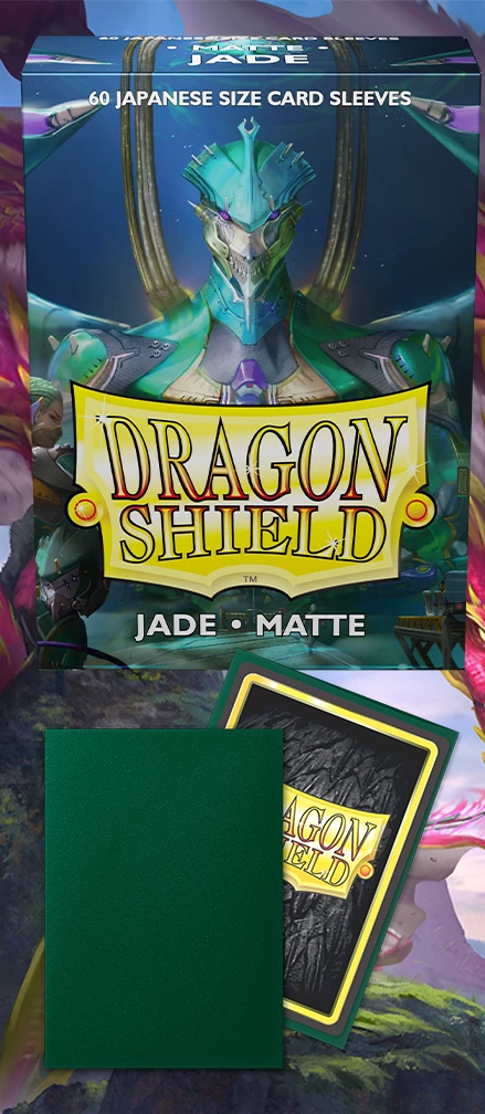 ARCANE TINMEN Dragon Shield - Jade Japanese Matte Art Sleeves (60CT) 3 ARCANE TINMEN Dragon Shield - Jade Japanese Matte Art Sleeves (60CT)