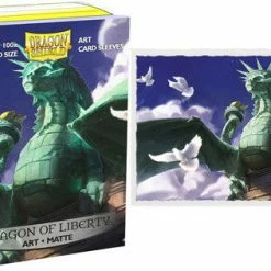 Card Sleeves Dragon Shield - Dragon Of Liberty - Art Sleeves (100CT) Limited Edition [In Stock]
