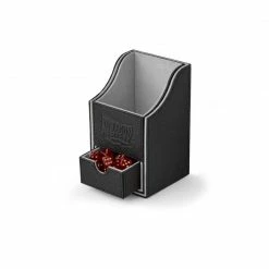 Dragon Shield - Nest Plus Box Case Black & White (115+ Cards Storage)