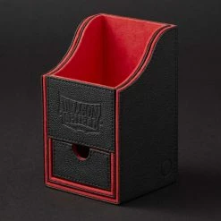 Dragon Shield - Nest Plus Box Case Black & Red (115+ Cards Storage) Deck Boxes & Storage Boxes