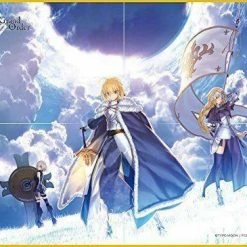 Fate/Grand Order - Shielder Mash, Saber Altria & Ruler Jeanne - Cloth Playmat FGO Play Mats