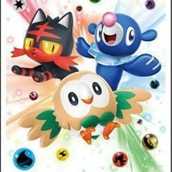 Rowlet, LItten & Popplio Character Sleeves - Pokemon TCG Sun & Moon
