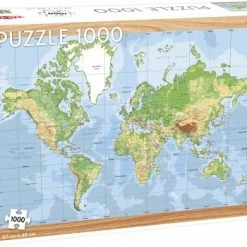 Tactic USA World Map 1000 Pcs Puzzle