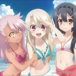Fate/kaleid Liner Prisma☆Illya 2wei Herz! - Illya, Kuro, Miyu - Rubber Play Mat
