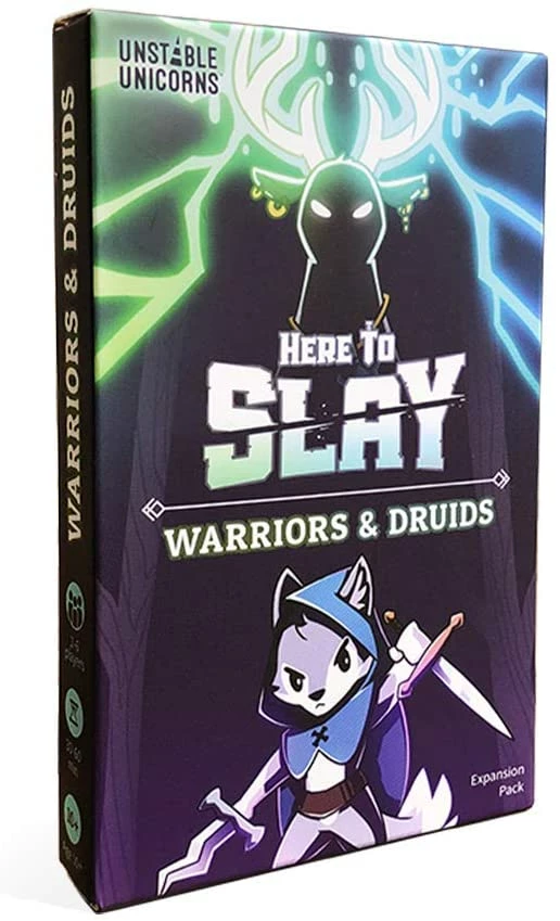 TEE TURTLE Here To Slay: Warriors & Druids Expansion Pack Card Game Non-Collectible Card Games 3 TEE TURTLE Here To Slay: Warriors & Druids Expansion Pack Card Game Non-Collectible Card Games