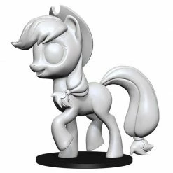 WIZKIDS My Little Pony: Deep Cuts Minis: Apple Jack Unpainted Miniatures Miniature Games