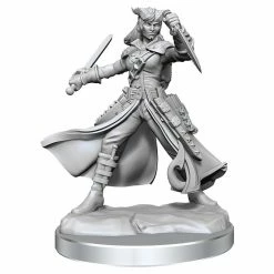 WIZKIDS Miniature Games Dungeons & Dragons D&D Frameworks: Tiefling Rogue Female W1 Unpainted Miniatures [Pre-order]