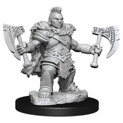 WIZKIDS Dungeons & Dragons D&D Frameworks: Dwarf Barbarian Female W1 Unpainted Miniatures [Pre-order]