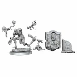 WIZKIDS Dungeons & Dragons D&D Frameworks: Ghast & Ghoul Unpainted Miniatures [Pre-order]