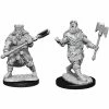WIZKIDS Dungeons And Dragons D&D: Nolzur's Marvelous Minis: Human Barbarian Male W14 Miniatures Miniature Games