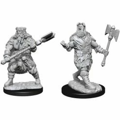 WIZKIDS Dungeons And Dragons D&D: Nolzur's Marvelous Minis: Human Barbarian Male W14 Miniatures Miniature Games