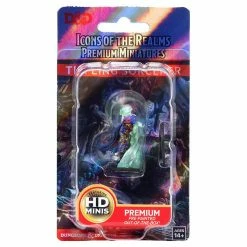 WIZKIDS Dungeons And Dragons D&D: Icons Of The Realms: Premium Figures: Tiefling Female Sorcerer Miniatures Miniature Games