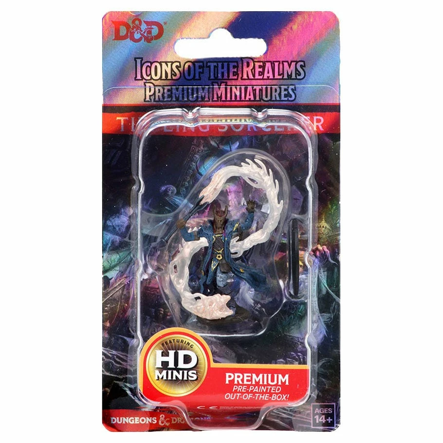 WIZKIDS Dungeons And Dragons D&D: Icons Of The Realms: Premium Figures: Tiefling Male Sorcerer Miniatures Miniature Games 3 WIZKIDS Dungeons And Dragons D&D: Icons Of The Realms: Premium Figures: Tiefling Male Sorcerer Miniatures Miniature Games