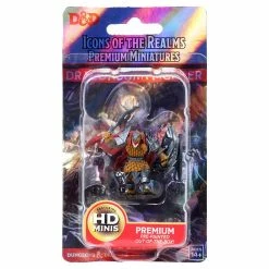 WIZKIDS Dungeons And Dragons D&D: Icons Of The Realms: Premium Figures: Dragonborn Male Fighter Miniatures