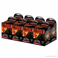 WIZKIDS Dungeons And Dragons D&D: Icons Of The Realms: Fangs & Talons Booster Brick (8CT) Miniatures Set