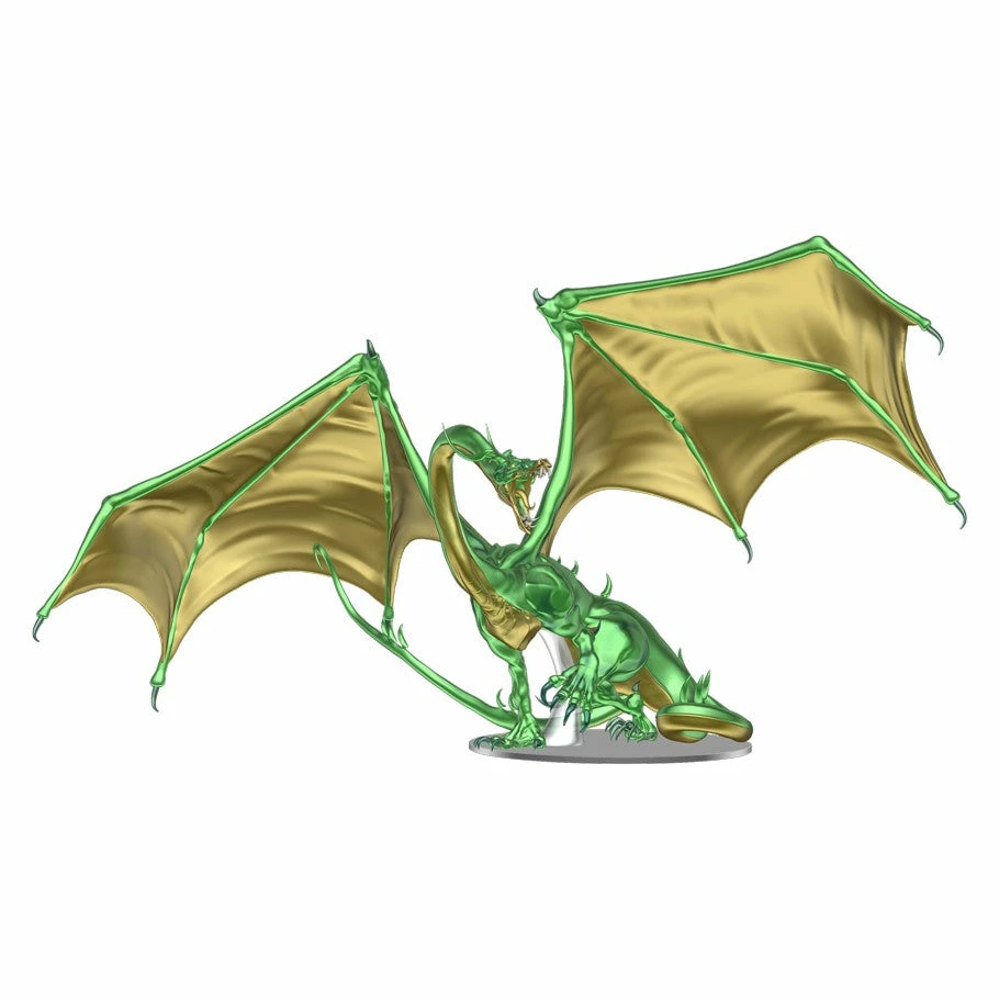 WIZKIDS Miniature Games Dungeons & Dragons D&D: Icons Of The Realms: Adult Emerald Dragon Premium Figure Miniatures 3 WIZKIDS Miniature Games Dungeons & Dragons D&D: Icons Of The Realms: Adult Emerald Dragon Premium Figure Miniatures