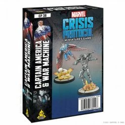 ATOMIC MASS GAMES Marvel Crisis Protocol: Captain America & War Machine Character Pack Miniatures Game Miniature Games