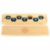 METALLIC DICE GAMES Premium Wood Maple Dice Vault Dice Holder