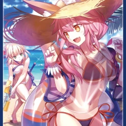 Card Sleeves C1☆13 Fate Grand Order Archer Altria & Lancer Tamamo Doujin Mature Character Sleeves FGO